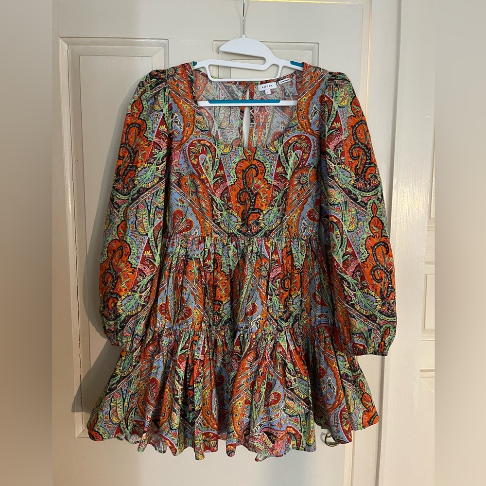 RHODE Multicolor Paisley Kids Dress